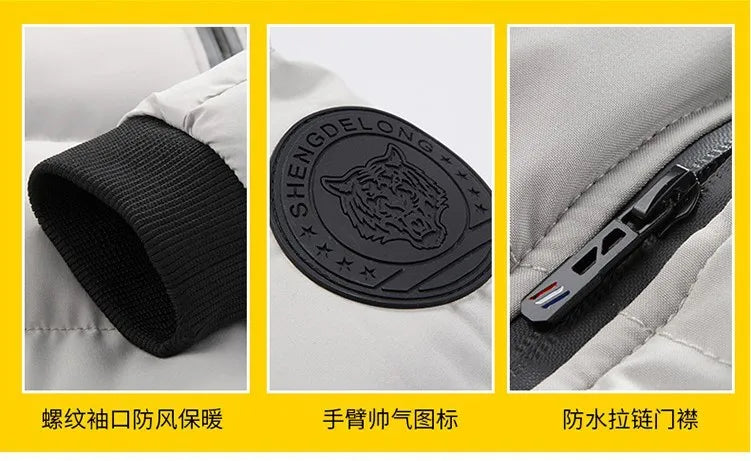 Winter Coats Men's Down Jackets 2026 New Thick Warm Puffer Jackets Bomber Jackets High Quality Fashion Casual Winter Jackets Men