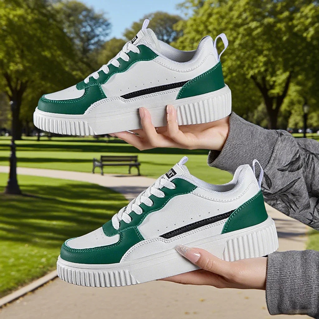 Fashion Women Casual Shoes Breathable Walking Flat Shoes Sneakers White Female Footwear Sports Running Outdoor Walking For Men