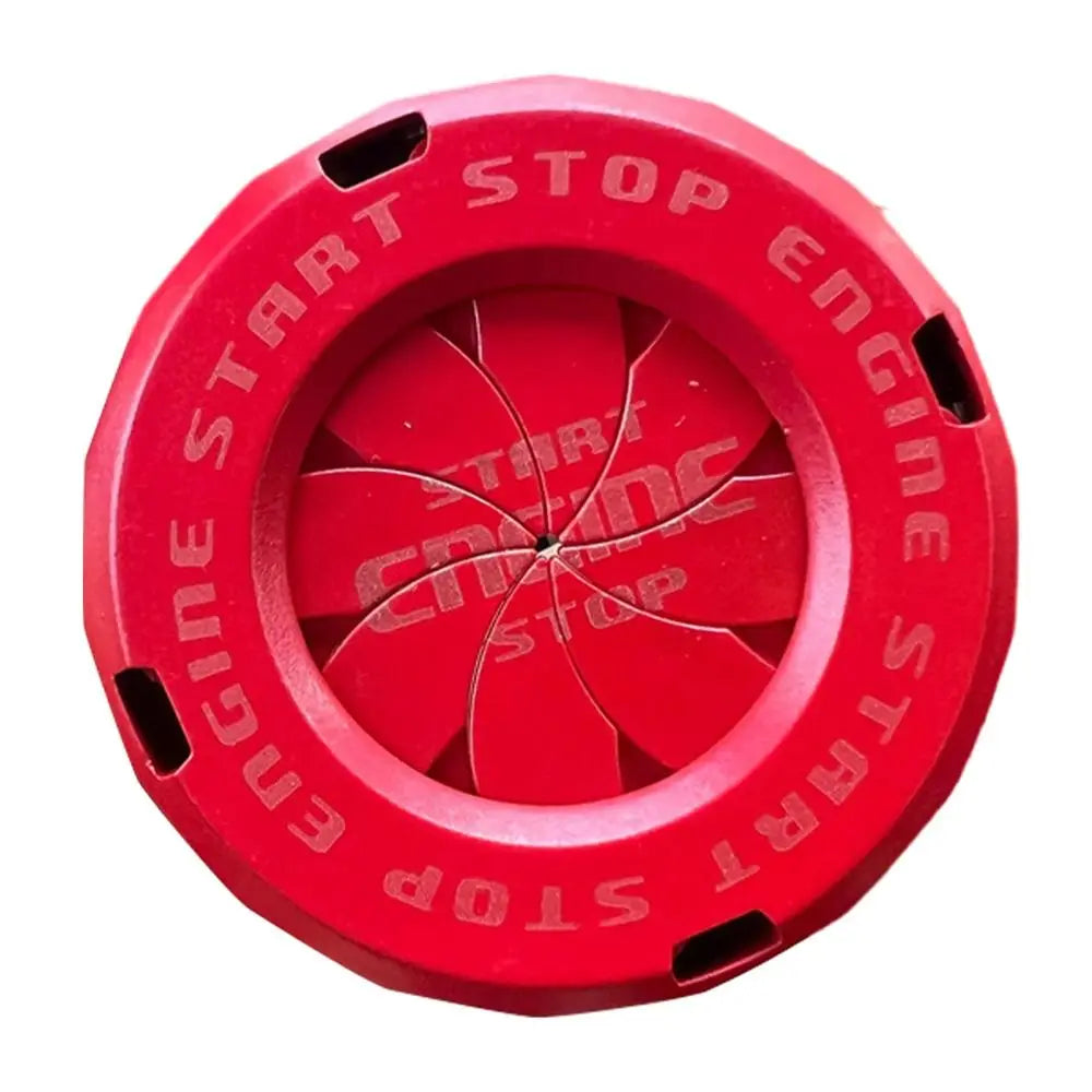 1-Key Start Button Decorative Cap Car Interior Sticker Ignition Device Decor Ring ABS Universal DIY Lock Motorcycle Key Cover