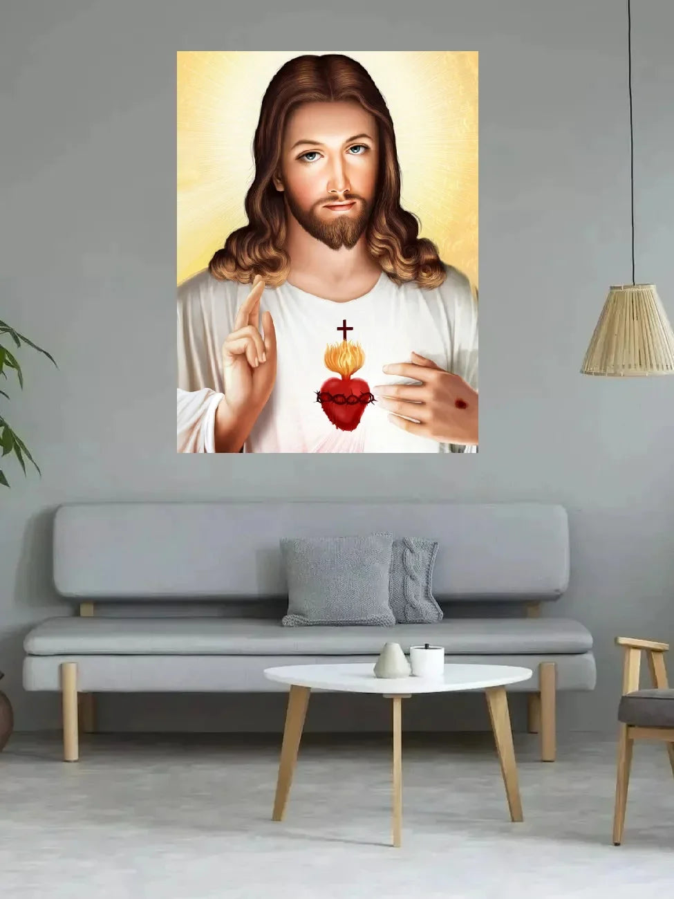 JESUS CHRIST, Art Picture Print Silk Poster,Home Wall Decor
