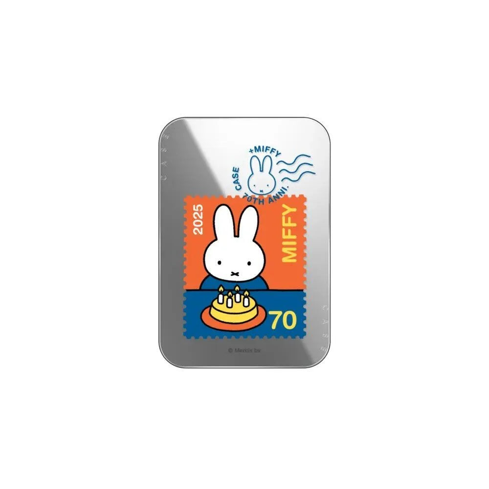 Kawaii Miffy Magnetic Phone Stand Cute Mirror Surface Foldable Portable Desk Holder Smartphone Viewing Streaming Girl Gift