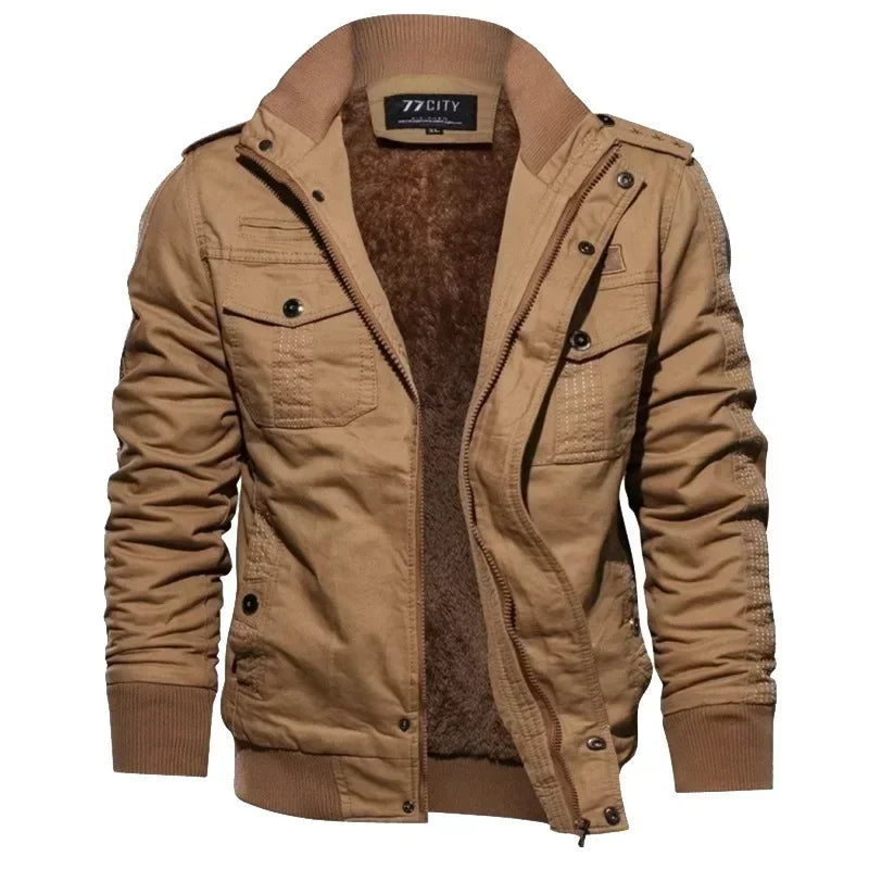 LIBIELIY   Thicker Warm Down Jackets Men Winter Coats Balck Casual Winter Jackets High Quality Male Multi-pocket Cargo Ja