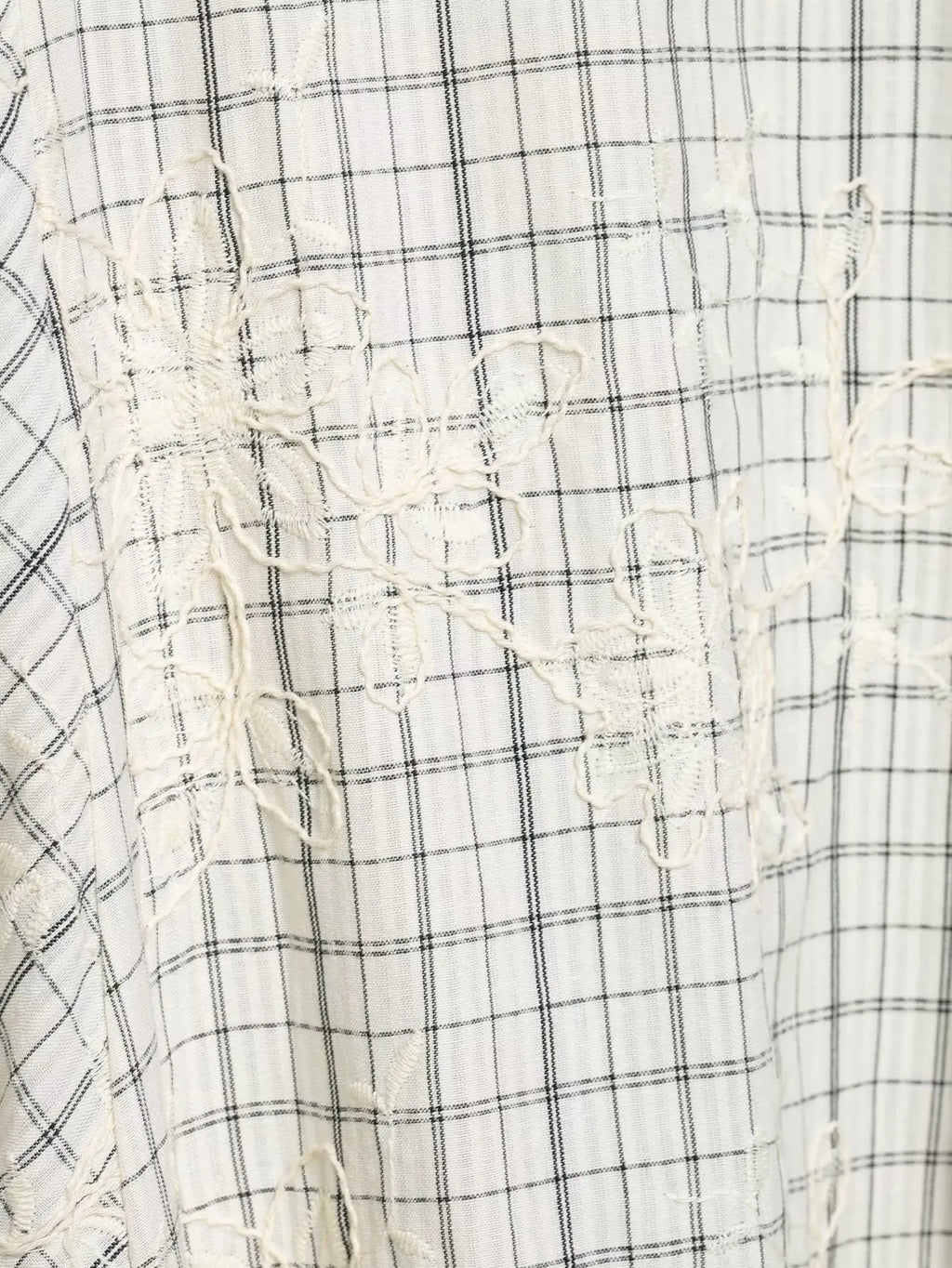 KONDALA Chic Embroidery Plaid Skirt Set Women Trendy 2026 Spring Summer Holidays Casual Set Puff Sleeve Shirts, A-Line Skirts