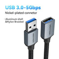 Vention USB Cable USB 3.0 Extension Cable Male to Female 3.0 USB Extender Cable for PS4 Xbox Smart TV PC USB Extension Cable