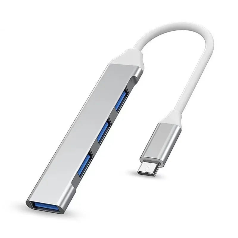 4-Port Multi-Splitter Type C Hub USB Adapter OTG for Xiaomi Lenovo MacBook 13 15 Air pro PC - Computer Accessories