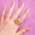 Sunshiny Titanium Ring