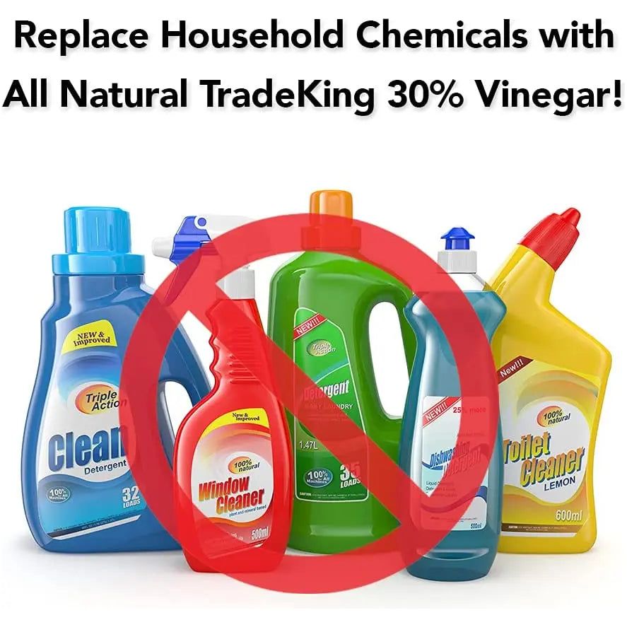 TradeKing 30% Vinegar The All Natural Alternative Home Cleaner 1 Gallon
