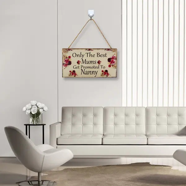 Mother's Day Wooden Home Decor Sign and Pendant