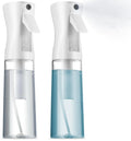 2 Pack Continuous Spray Bottle for hair - 10 Oz Ultra Fine Mist Sprayer | Water Spray Bottle For Hair Mister Spray Bottle | Hair Spray Bottles For Hairstyling Cleaning Salons (2pk 10oz)
