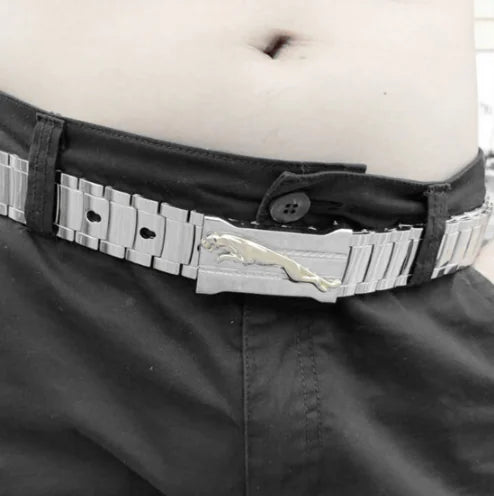 Men's Stainless Steel Self-Defense Fitness Belt