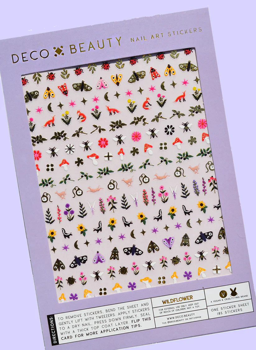 "Wildflower" Deco Beauty Nail Art Stickers