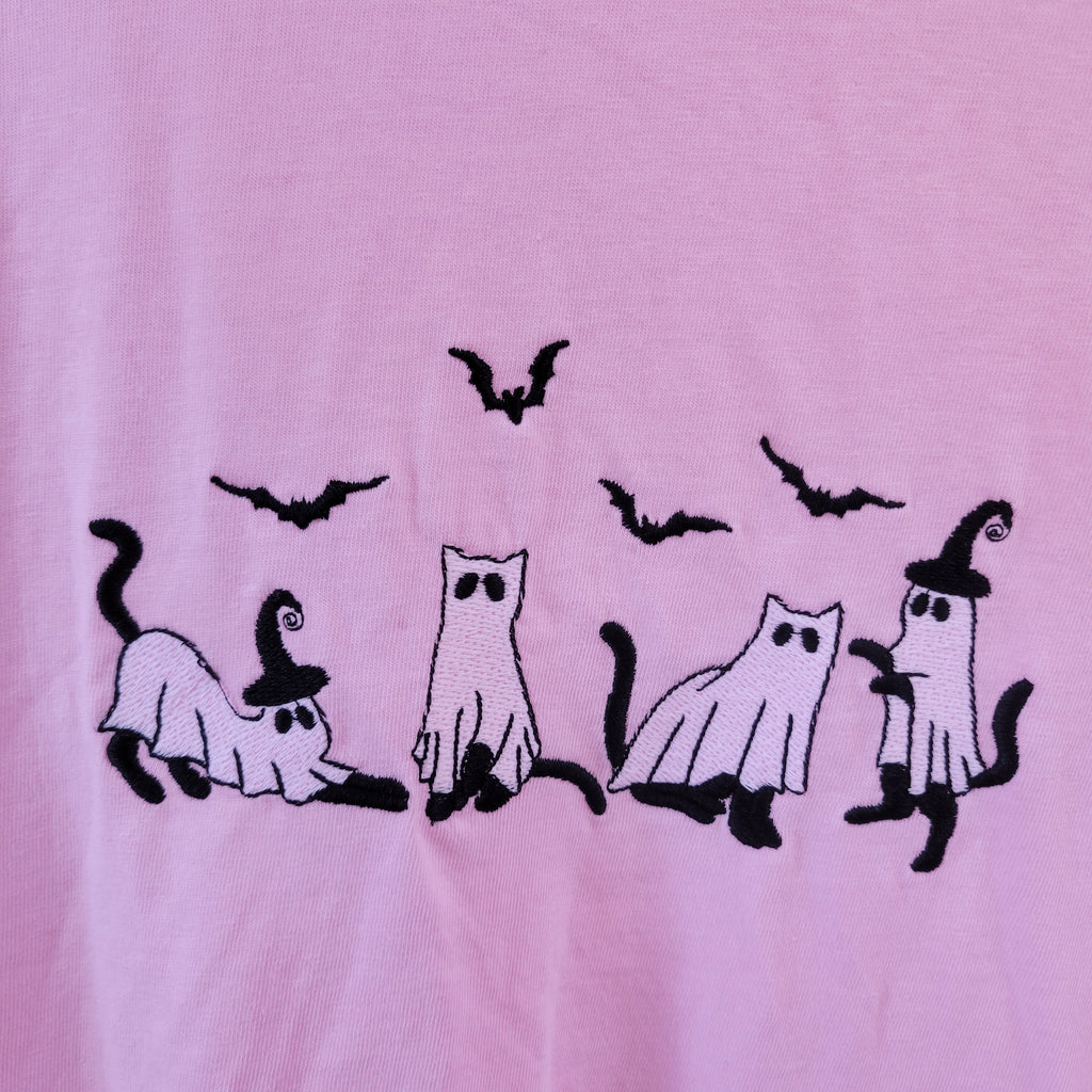 Halloween Kittens - Embroidered T-Shirts
