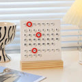 Wannian Wooden Ring Acrylic Calendar