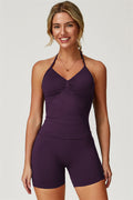 The Allure Halter Top Shorts 2-Piece Set