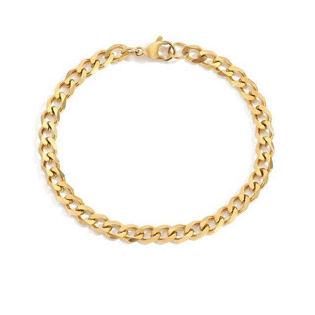 Curb Chain Stainless Steel Bracelet