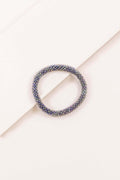 Thin Beaded Rope Bracelet | Orchid