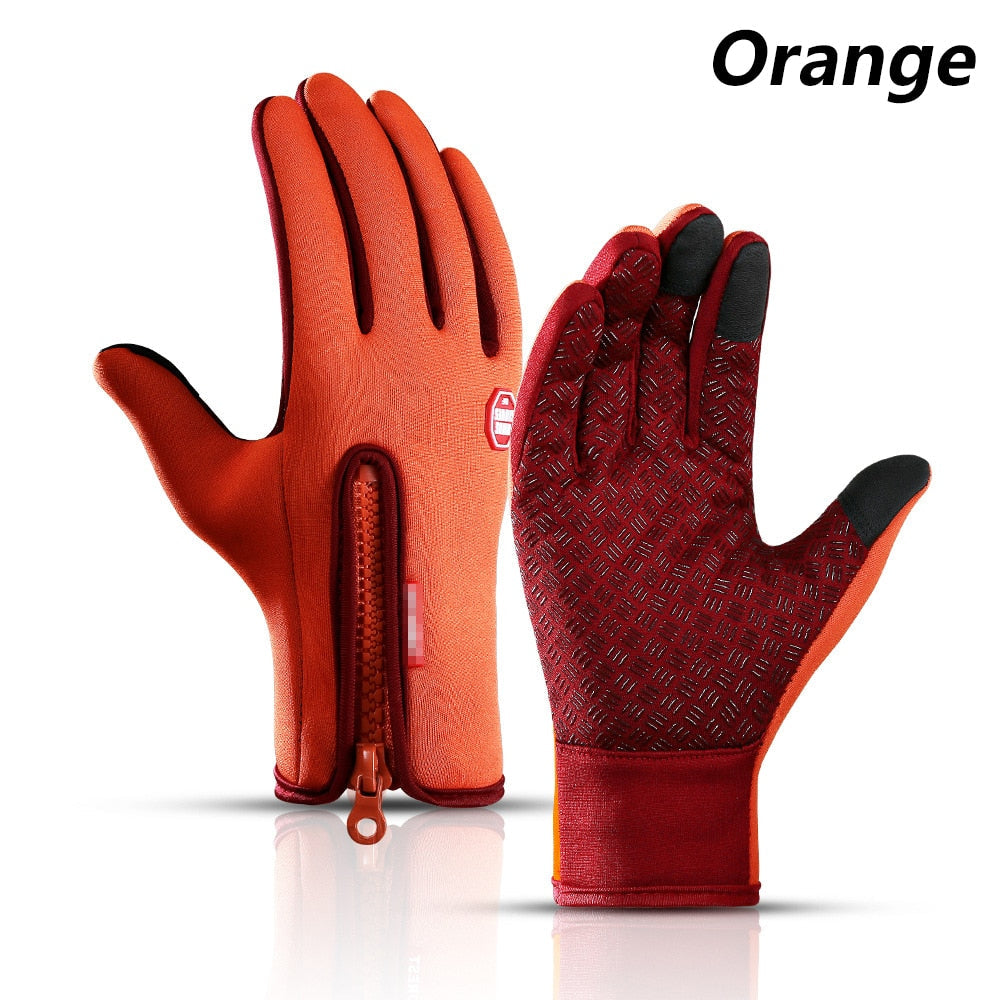 Waterproof Touchscreen Winter Gloves - Windproof Cold Weather Gloves for Cycling Skiing Hiking (Unisex, -5°C)