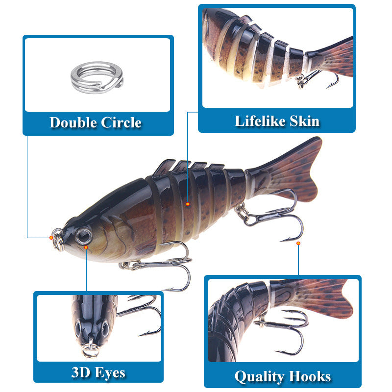 More Than Lure Seven Fish 16g10cm Fake Bait