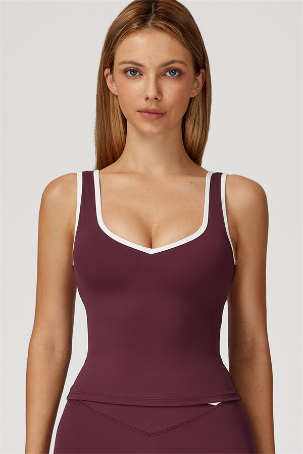 The Stamina Tank Top Flared Leggings 2-Piece Set
