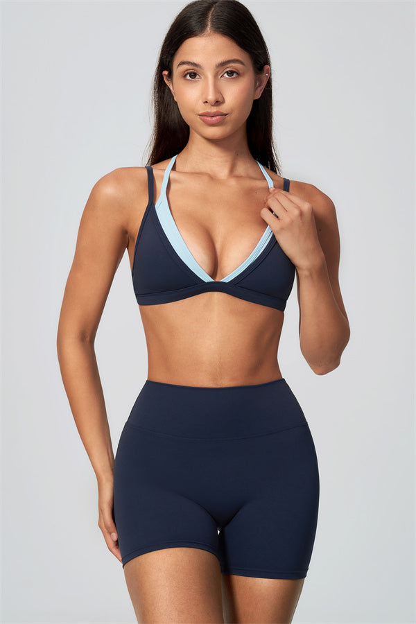 The Seraphine Layered V Sports Bra