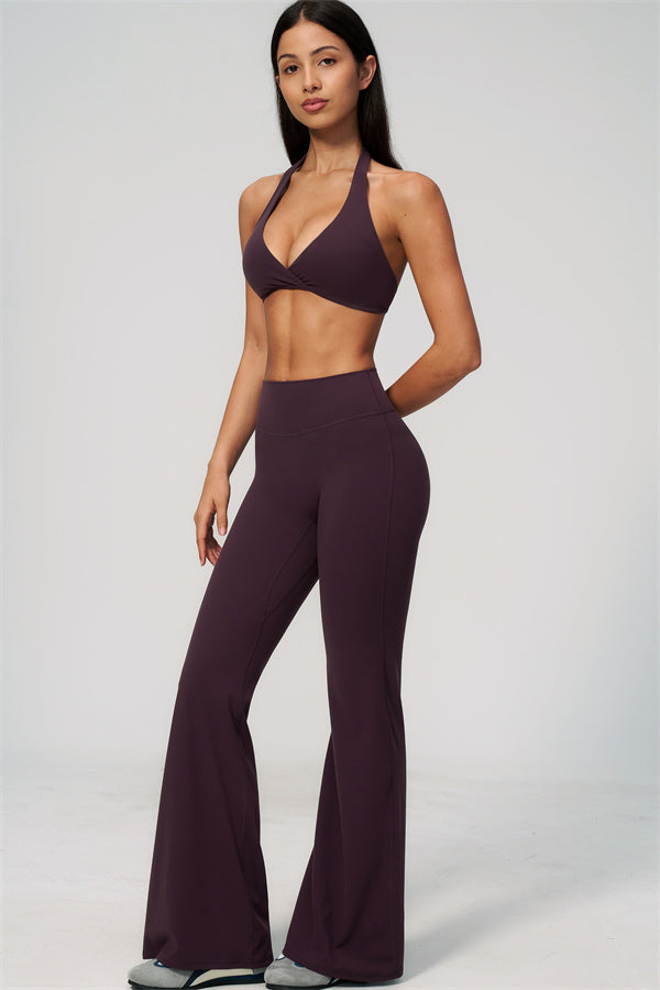 The Lox Sports Bra Flared Leggings 2-Piece Set