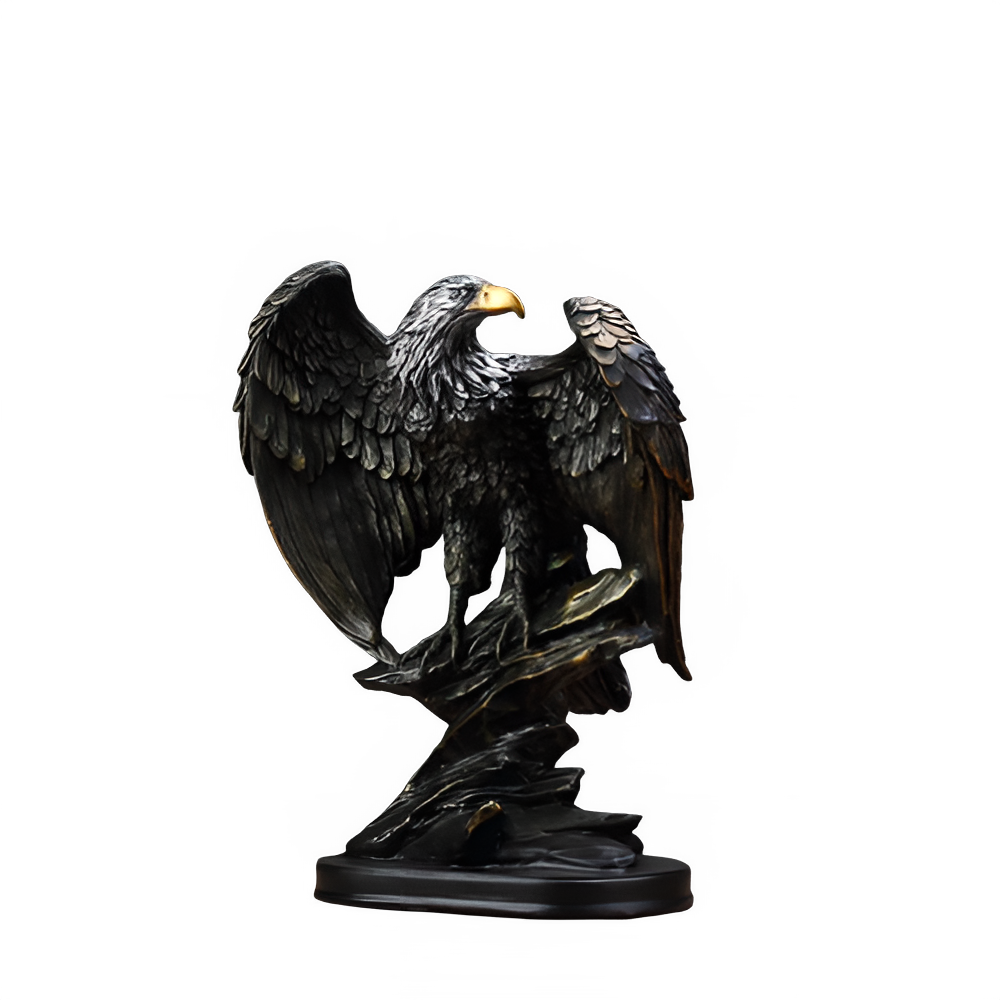 Eagle Statue Resin Ornament, Home Decor Office Decor Statue, Symbol of Wealth Freedom Power, Birthday Holiday Gift