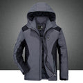 Men's Warm Down Jacket, Plus Size Windproof Coat