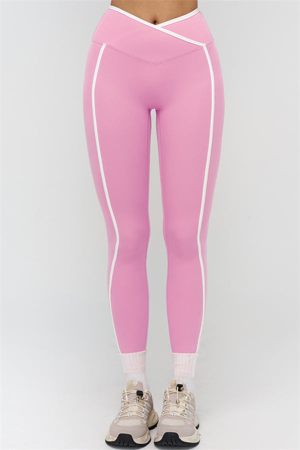 The Crave Contrast Sports Bra Leggings 2-Piece Set