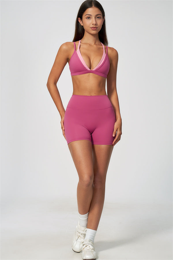 The Seraphine Layered V Sports Bra