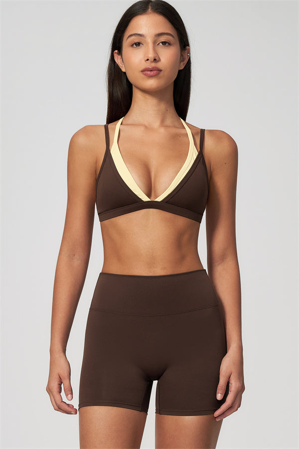 The Seraphine Layered V Sports Bra