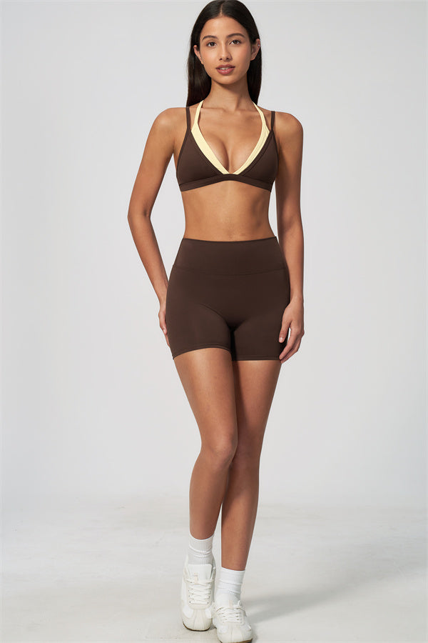 The Seraphine Layered V Sports Bra