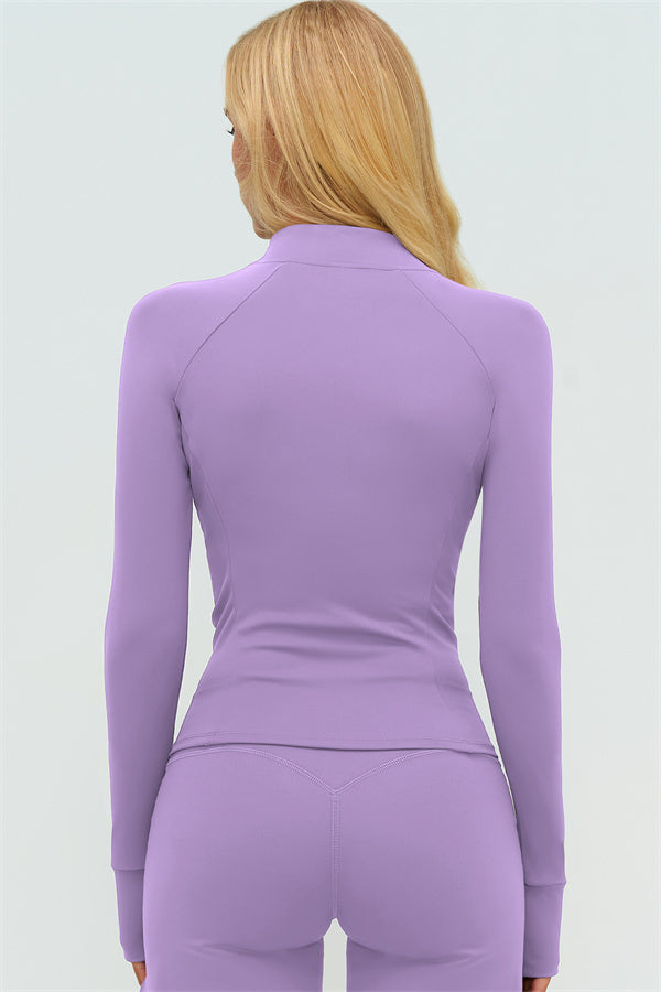The Twirl Zip Jacket Straight Leg Pants 2-Piece Set