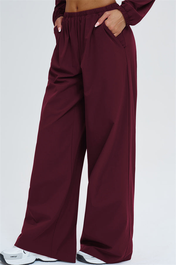 The Svelte UV protection Crop Hoodie Sweatpants 2-Piece Set