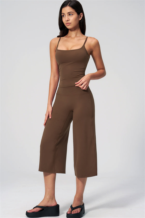 The Nexus Tank Top Wide-Leg Crop 2-Piece Set
