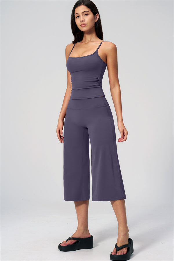 The Nexus Tank Top Wide-Leg Crop 2-Piece Set
