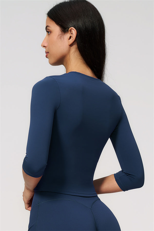 The Natalia Half-Sleeve Top