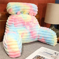 Colorful Tie-dyed Cartoon Lumbar Support Pillow Office Lumbar Support Pillow Neck