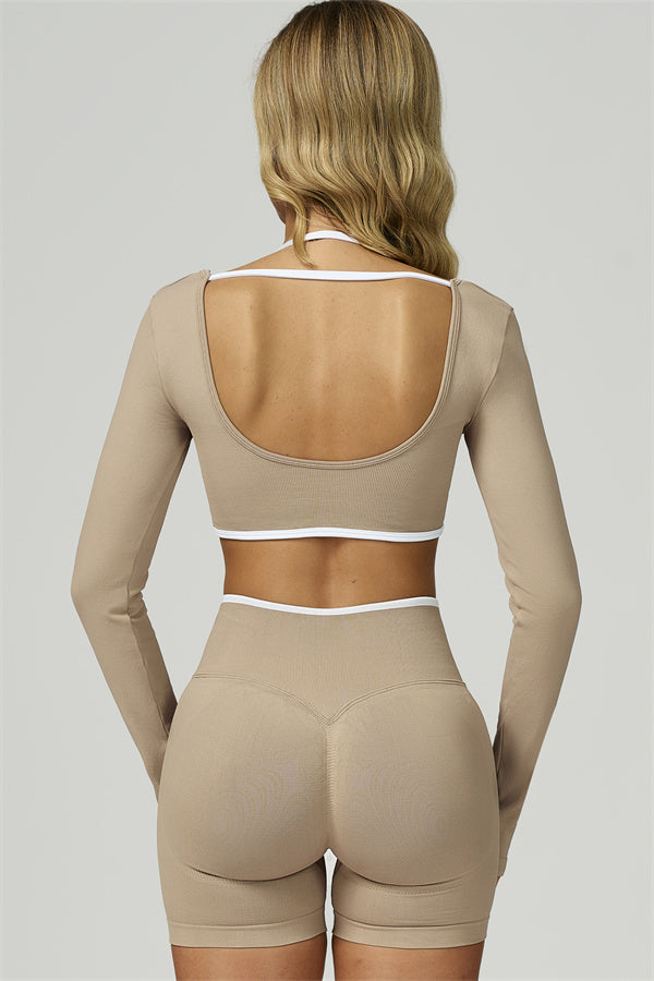 The Prime Line Long Sleeve Crop Top
