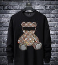 Men's Round Neck Long Sleeve Ironing T-shirt
