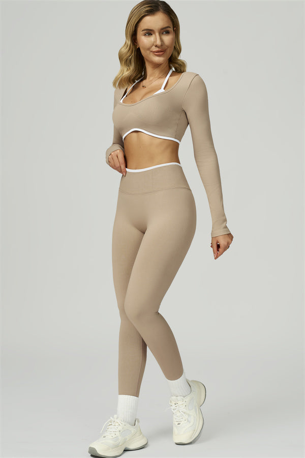 The Prime Line Long Sleeve Crop Top