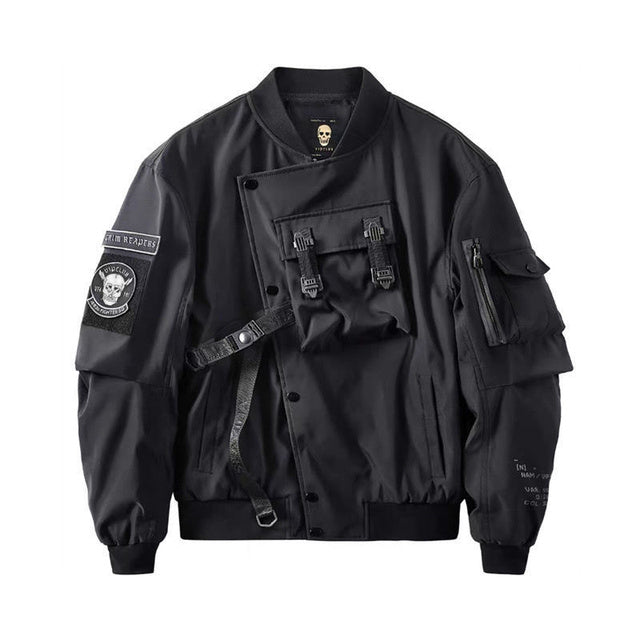 God of Death Techwear Bomber Jacket for Men