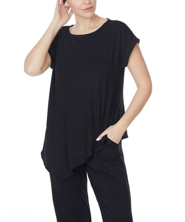 BAMBOO ASSYMESTRIC TUNIC