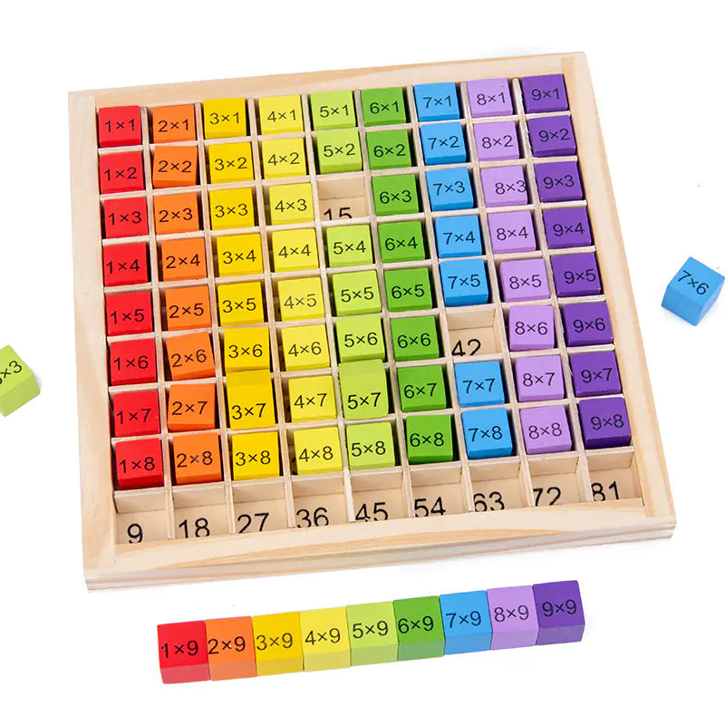 Wooden Math Blocks