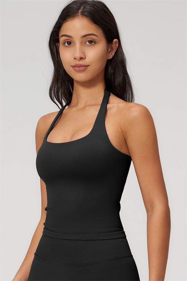 The Empower Halter Crop Top Leggings 2-Piece Set