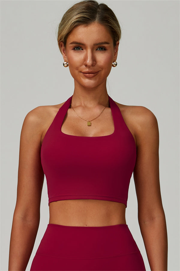 The Elixir Halter Crop Top Shorts 2-Piece Set