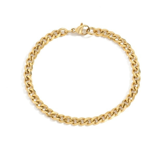 Curb Chain Stainless Steel Bracelet