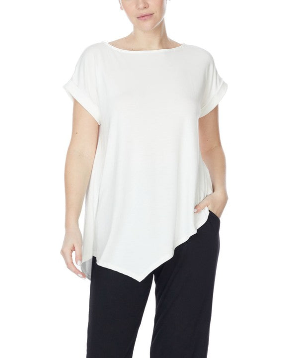 BAMBOO ASSYMESTRIC TUNIC