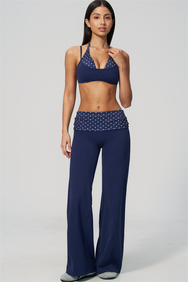 The Enliven Sports Bra Straight Leg Pants 2-Piece Set