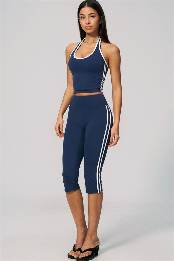 The Onyx Tank Top Capri Leggings 2-Piece Set