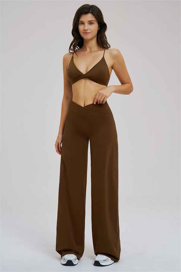 The Mosaic Sports Bra Straight Leg Pants 2-Piece Set